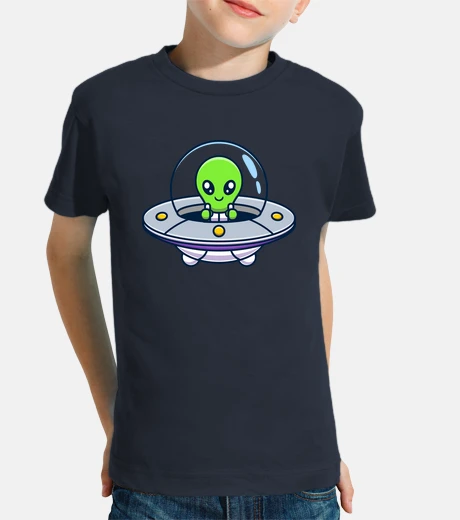 Ropa alienígena en su platillo volador