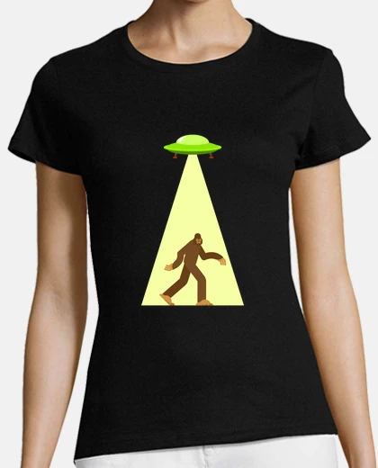 T-shirt alieno e yeti