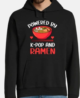 alimentato da k pop e ramen kpop merch