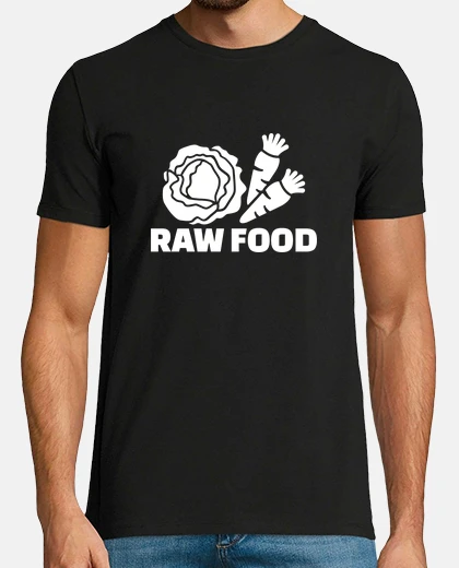 Camiseta alimentos crudos