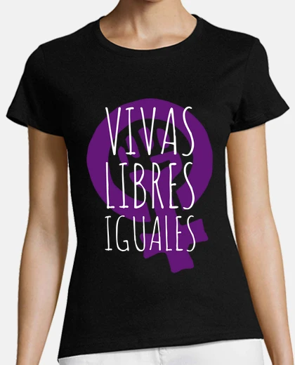 T-shirt alive free and equal