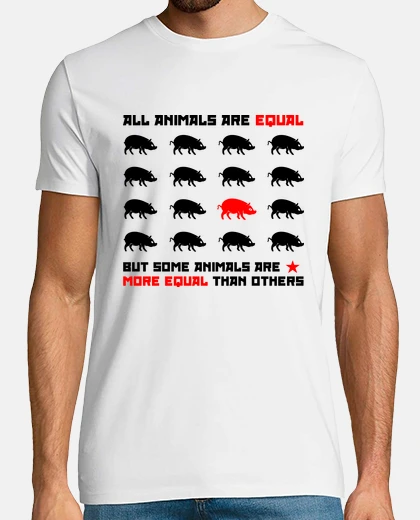 T-shirt All animals are equal 2