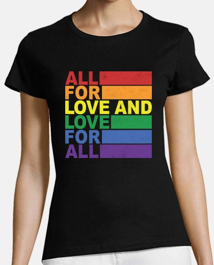 T-shirt all for love and love for all