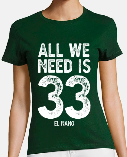Camiseta ALL WE NEED IS 33 F1