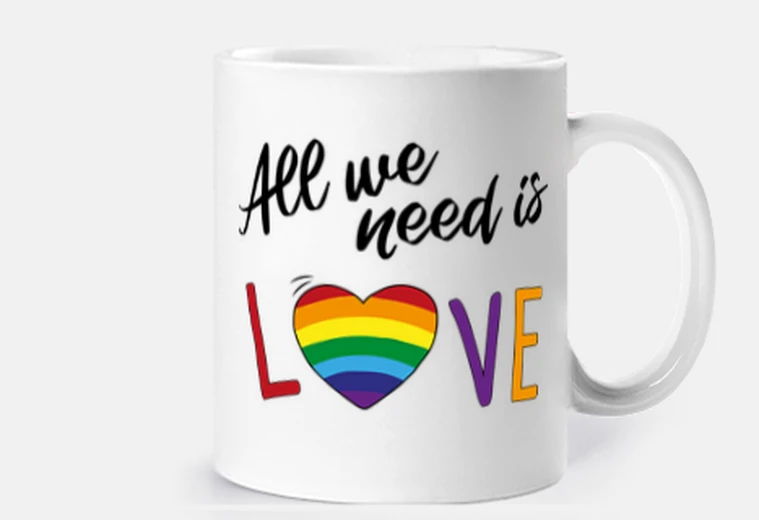 Cup all we need is love