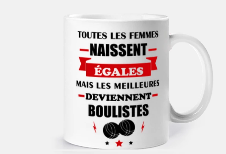 Cup all women petanque gift