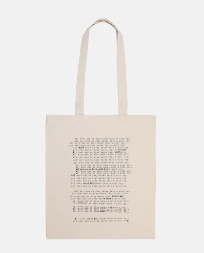 Sac all work and pas de jeu fait de jack un  homme  terne