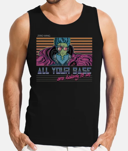 T-shirt all your base are appartengono a noi