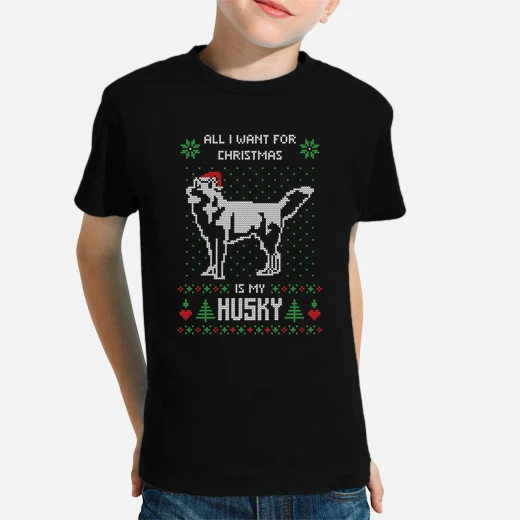 all i want is my husky christmas sweate