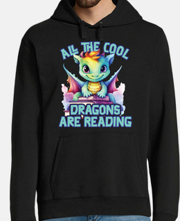 all the cool dragons are reading dragon