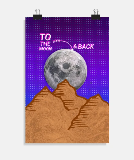 Poster alla moon e back