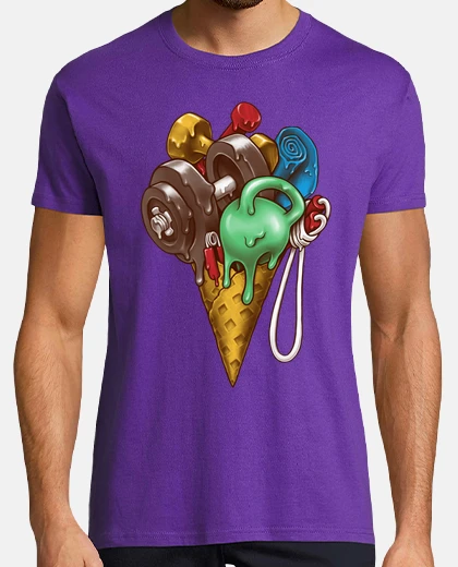 T-shirt allenamento di gelato