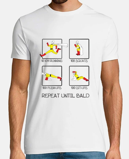 T-shirt allenamento uomo un pugno