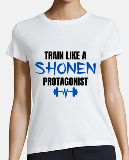 T-shirt allenarsi like protagonista shonen - fi