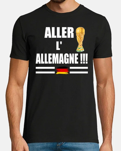 Tee-shirt Aller lallemagne t-shirt supporter foot