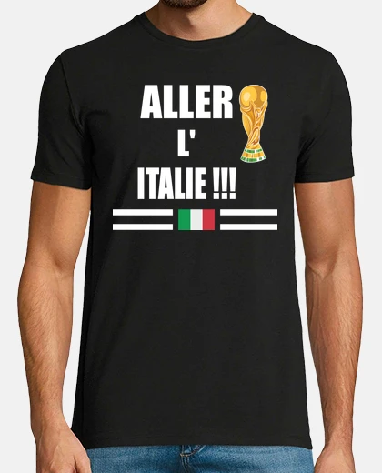 Tee-shirt Aller litalie t-shirt coupe du monde