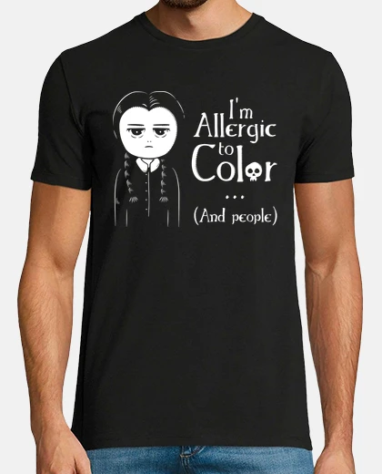 Tee-shirt allergique à la couleur