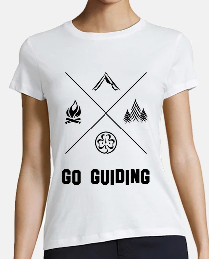 Tee-shirt allez guider. faire du guidage