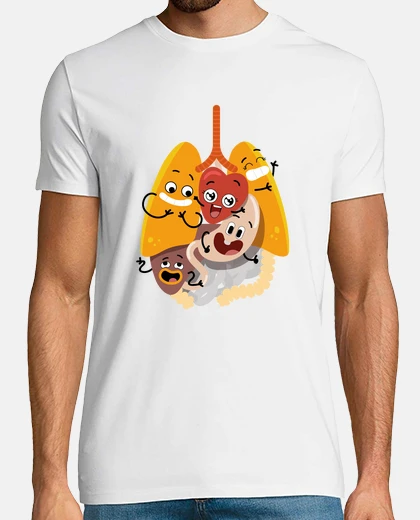 T-shirt all'interno del corpo