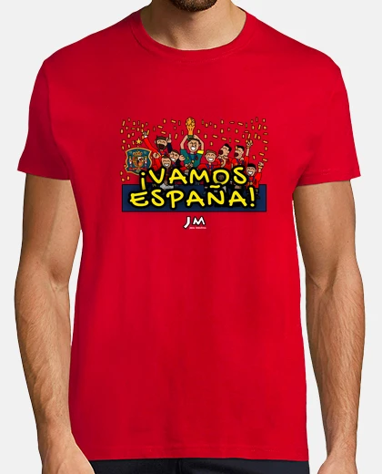 Tee-shirt allons-y en espagne - equipe espagnole de football