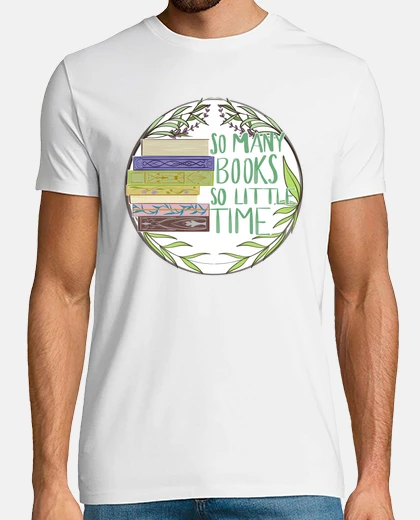 Tee-shirt alors man et book