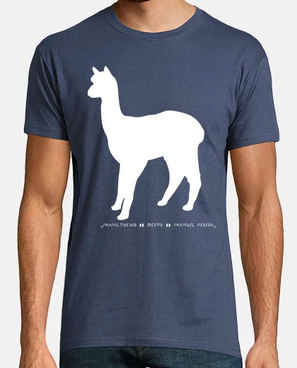 T-shirt alpaca bianca