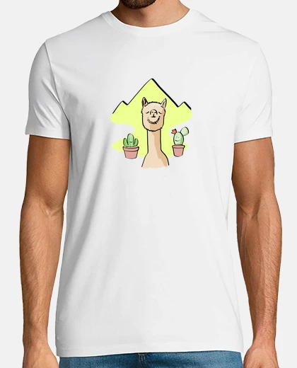 Tee-shirt alpaga cactus