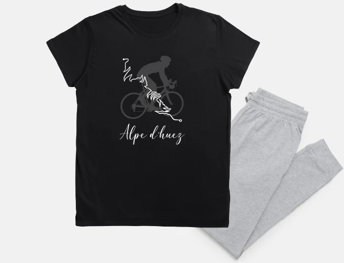 Pyjama alpe d huez cyclist