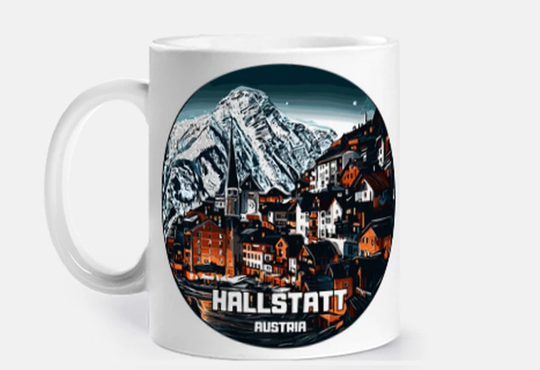 Taza Alpes de Hallstatt Austria