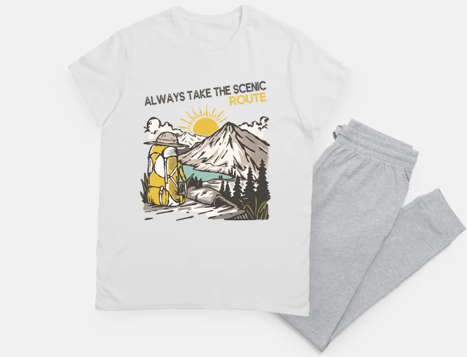 Pyjama always take the scenic route