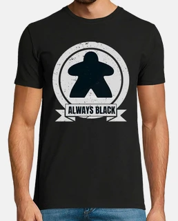 always black meeple gamer gaming