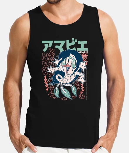 Tee-shirt amabie japonais yokai