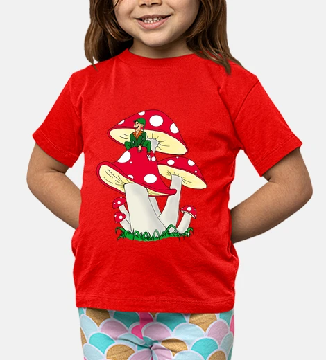 Ropa AMANITA Niño, manga corta, naranja