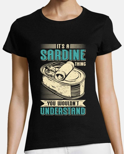 Camiseta amante de las sardinas una cosa de sard