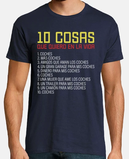 Playera Amante de los Coches
