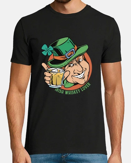 T-shirt amante del whisky irlandese