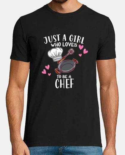 T-shirt amante della cucina solo una ragazza che ama fare la chef