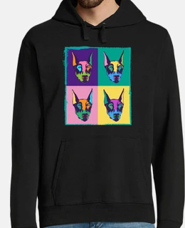 amante dei cani i pop art doberman
