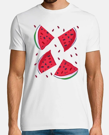 T-shirt amanti dell39anguria che disegnano un m