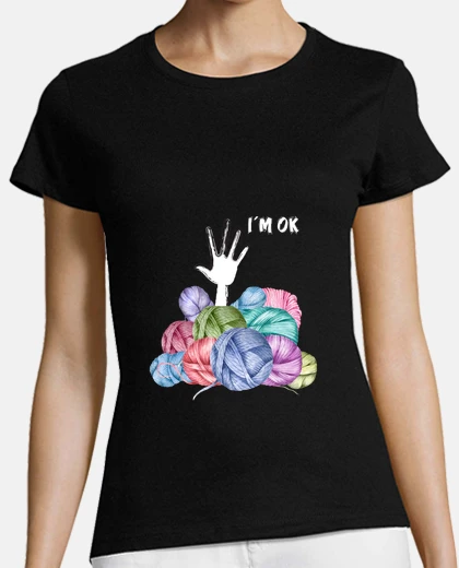 Tee-shirt amateur de tricot crochet laine