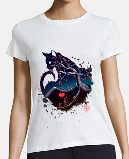 Tee-shirt amateur d'encre de chat