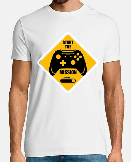 Tee-shirt AMATEUR GAMING START THE MISSION