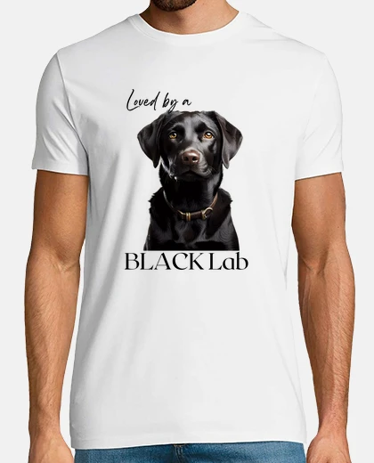 T-shirt amato da un cane labrador nero