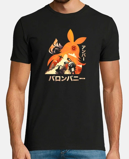 T-shirt ambra impatto genshin