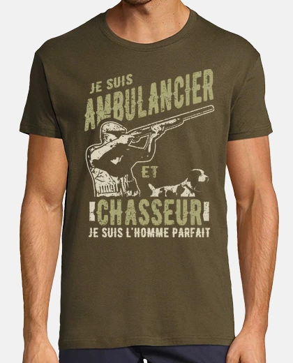 Tee-shirt ambulancier et chasseur