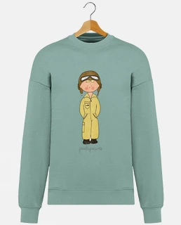 amelia earthart. felpa unisex