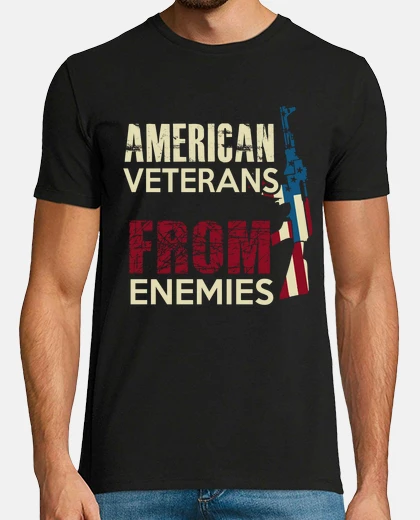 Tee-shirt Amercican Veterans From Enemies