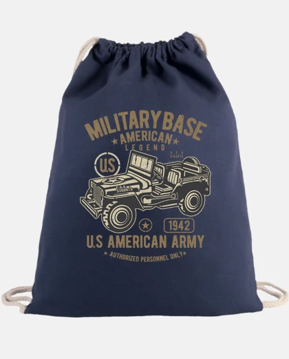 Bag american army jeep