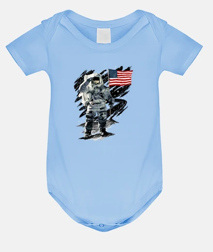 Kids american astronaut moon landing