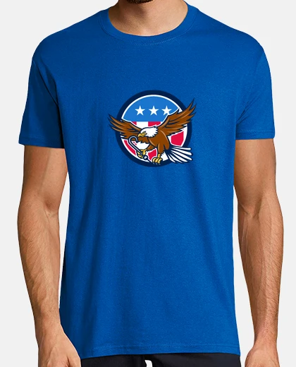Tee-shirt american eagle embrayage remorquage j crochet u